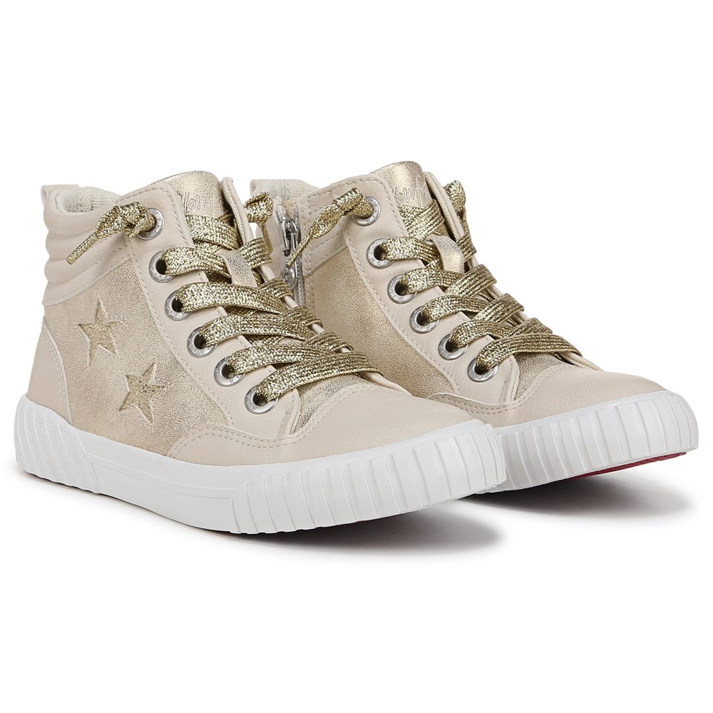 Blowfish Kids\' Wanderland Canvas High Top Sneaker Little/Big Kid - Cream/Gold Blowfish Kids\' Wanderland Canvas High Top Sneaker Little/Big Kid - Cream/Gold