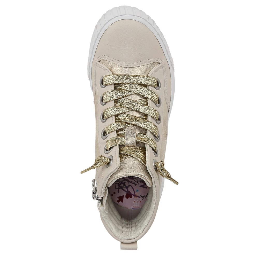 Blowfish Kids\' Wanderland Canvas High Top Sneaker Little/Big Kid - Cream/Gold Blowfish Kids\' Wanderland Canvas High Top Sneaker Little/Big Kid - Cream/Gold