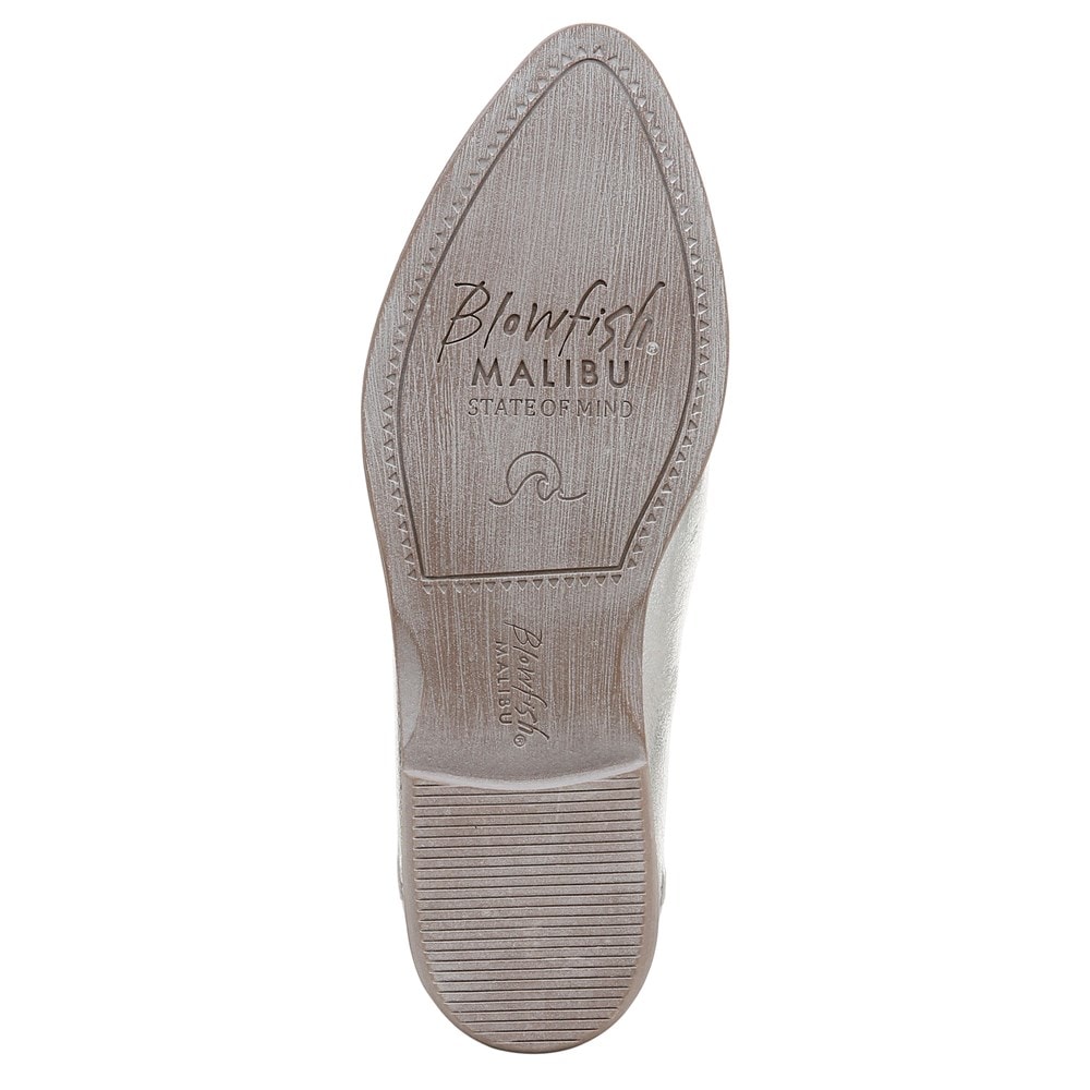 Blowfish Women\'s Harper Loafer Flat - Silver Metallic Faux Leather Blowfish Women\'s Harper Loafer Flat - Silver Metallic Faux Leather