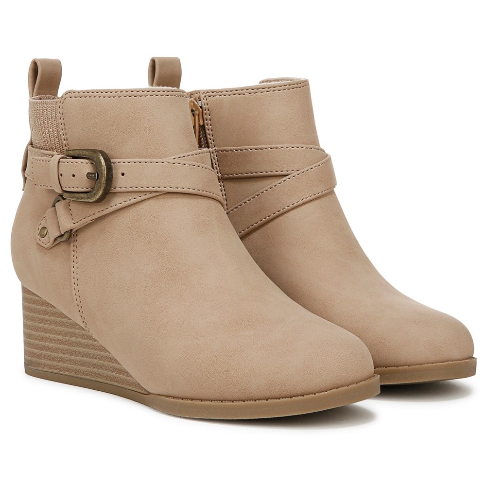 Blowfish Kids' Posh-K Wedge Bootie Little/Big Kid - Cashew Faux Leather/Knit Blowfish Kids' Posh-K Wedge Bootie Little/Big Kid - Cashew Faux Leather/Knit