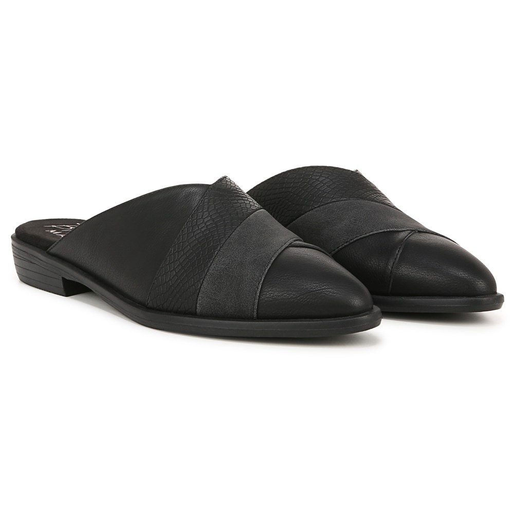 Blowfish Women's Hazel Mule - Black Faux Leather Blowfish Women's Hazel Mule - Black Faux Leather