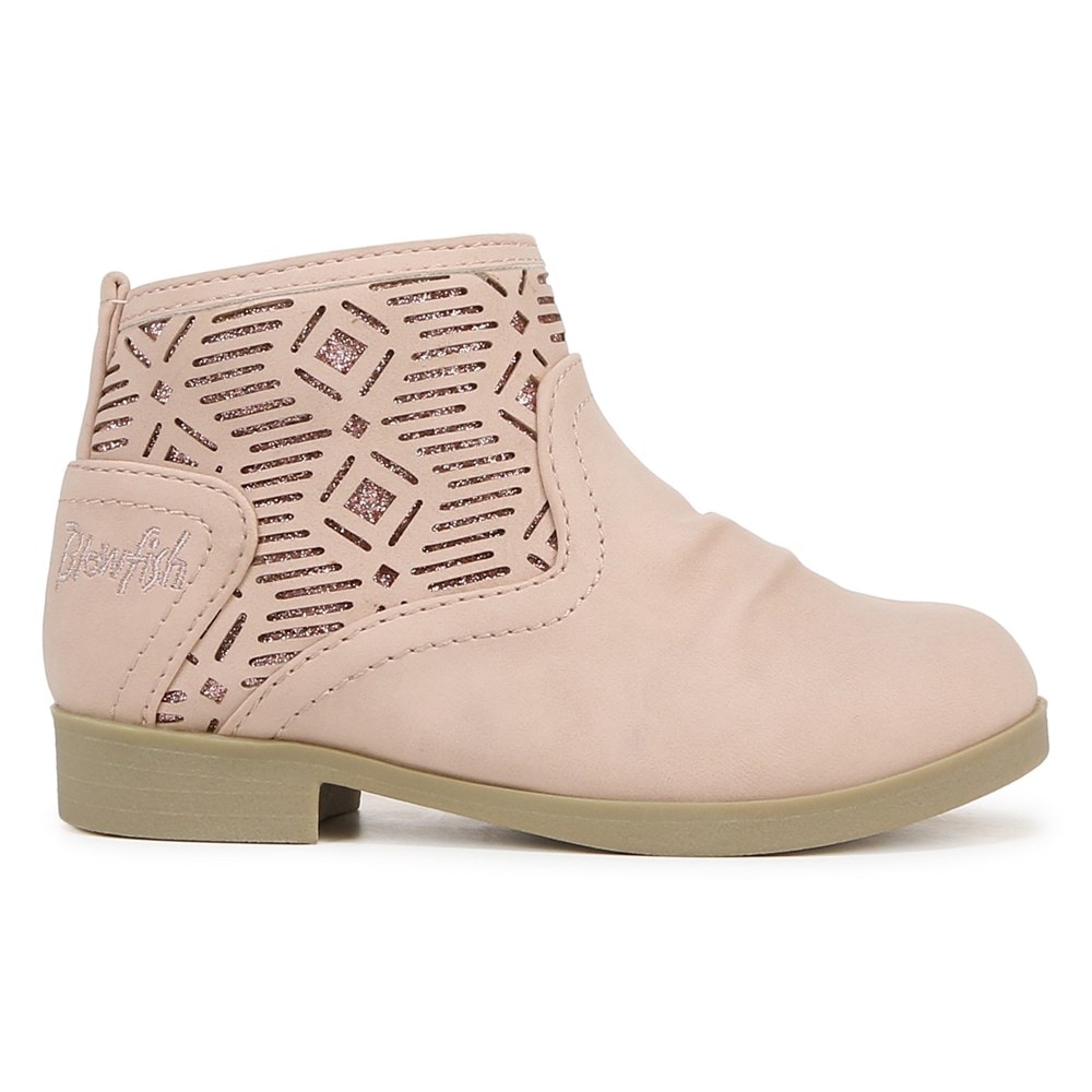 Blowfish Kids\' Sielo-T Ankle Bootie Toddler - Sugar Pink Faux Leather Blowfish Kids\' Sielo-T Ankle Bootie Toddler - Sugar Pink Faux Leather