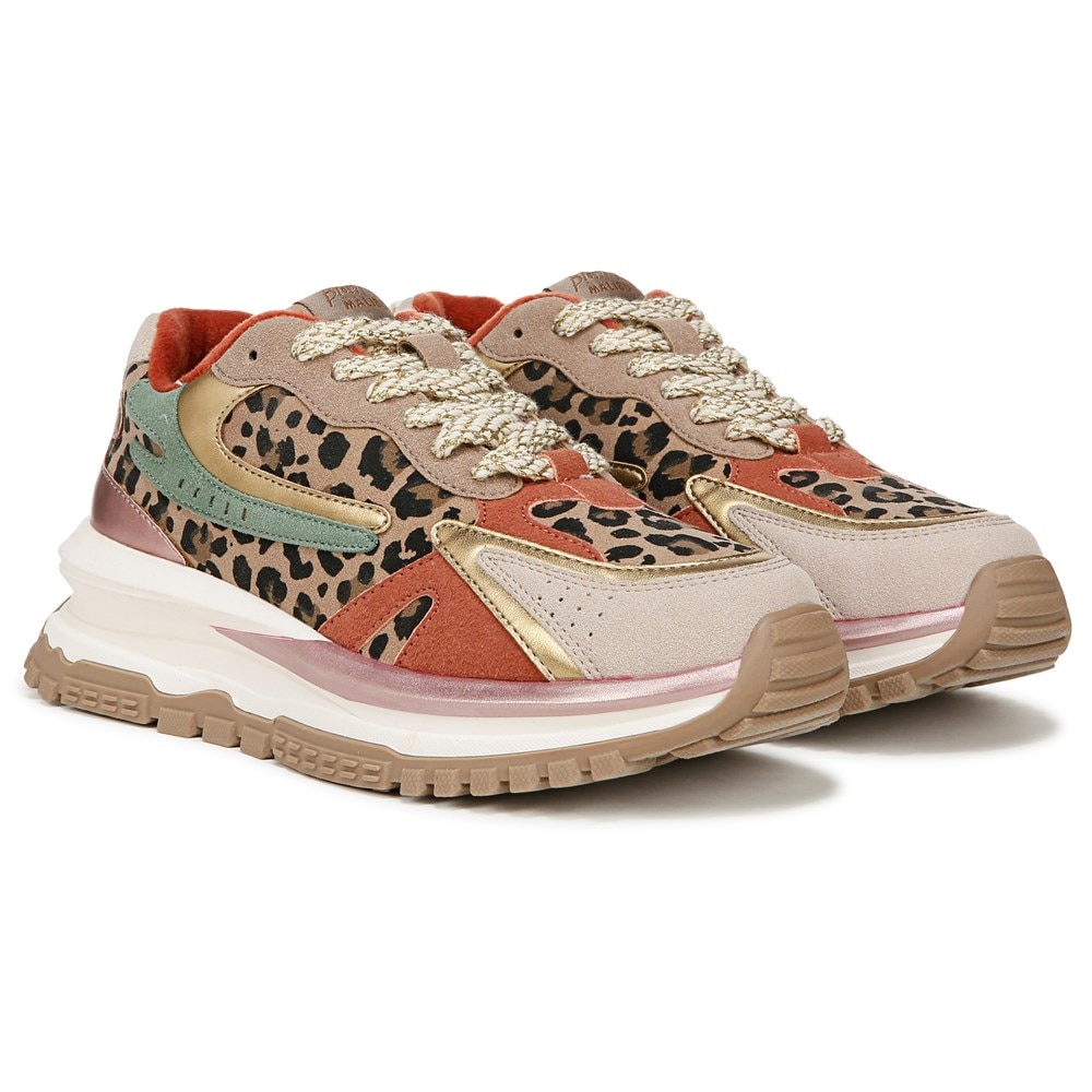 Blowfish Women's Leo Retro Lace Up Sneaker - Leopard Multi Blowfish Women's Leo Retro Lace Up Sneaker - Leopard Multi